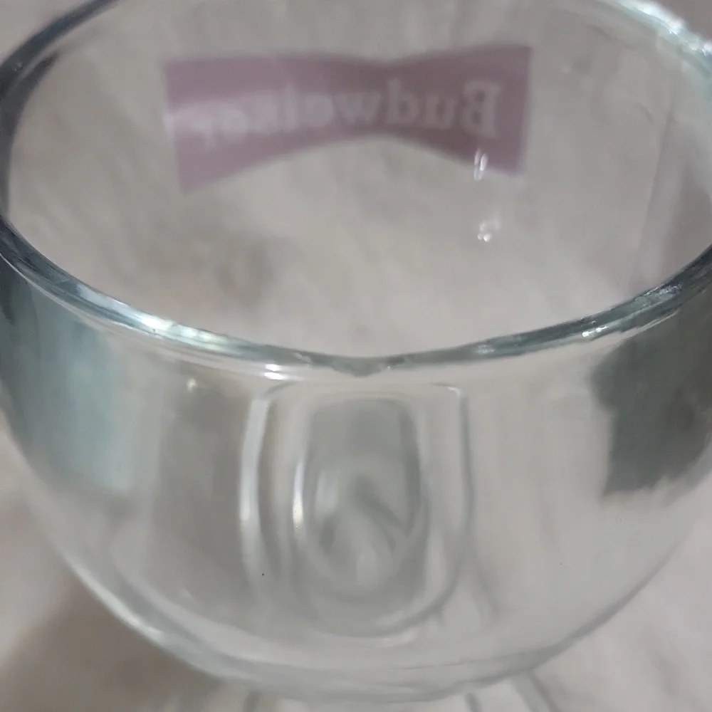 Budweiser Beer goblet